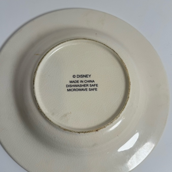 Disney Direct Abstract Design Characters Soup Rim Bowls Plate Goofy Vintage - Picture 7 of 8